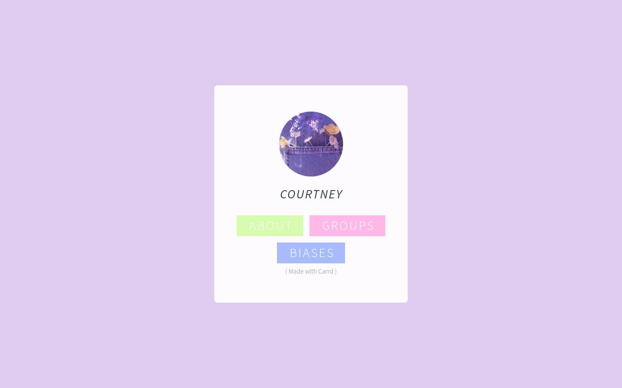 Carrd profile picture for @tahiti